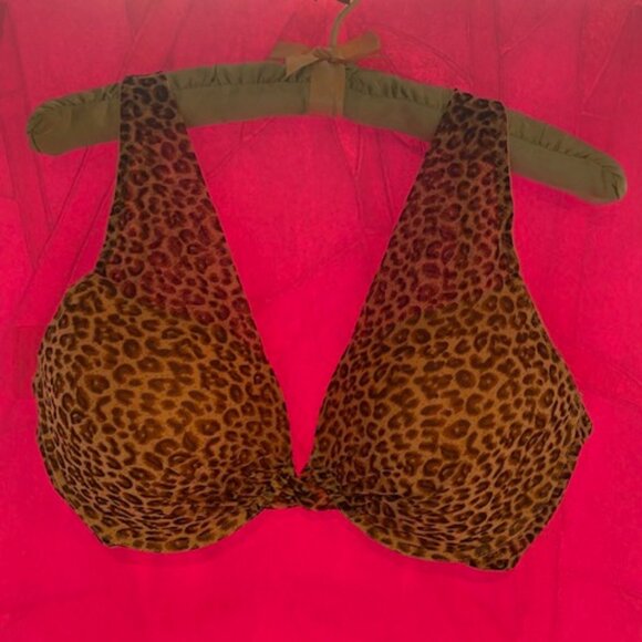 Delta Burke Animal Print Bra Size 38C - Picture 6 of 7
